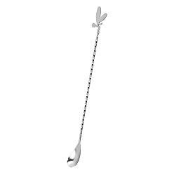 Нержавеющая Сталь Цвет 304 ложка для перемешивания воска с длинной ручкой из нержавеющей стали, ложка для смешивания, для свечных инструментов, цвет нержавеющей стали, 40 см