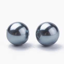 Dark Slate Gray Eco-Friendly Plastic Imitation Pearl Beads Strands, High Luster, Grade A, Round, Dark Slate Gray, 20mm, Hole: 1mm, about 60pcs/strand, 47.24 inch