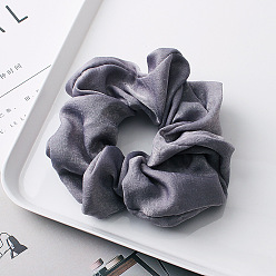 C150 Velvet-14 Silk Satin Colorful Hairband Headband Flower - 30 Colors, Versatile, Chic.