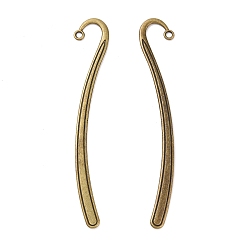 Античная Бронза Закладки тибетского стиля, без свинца, без никеля и без кадмия, античная бронза, 122x20 мм, отверстие : 2 мм