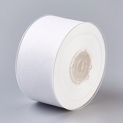 Snow Rayon and Cotton Ribbon, Twill Tape Ribbon, Herringbone Ribbon, Snow, 1-1/4 inch(32mm), about 50yards/roll(45.72m/roll)