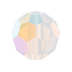 01000 200 White Opal AB Хрустальные бусины preciosa®, чешский хрусталь, 451 19 602 круглый, 01000 200 белый опал ab, 6 мм, отверстие : 1.2 мм