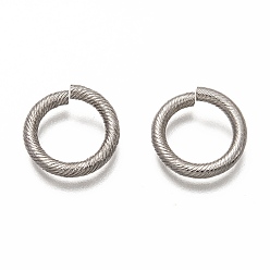 Stainless Steel Color 304 Stainless Steel Open Jump Rings, Round Ring, Stainless Steel Color, 16x2.5mm, Inner Diameter: 11mm