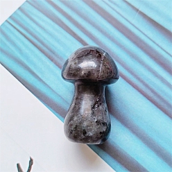 Лабрадорита Фигурки целебных грибов из натурального лабрадорита, Украшения из камня с энергией Рейки, 35 мм