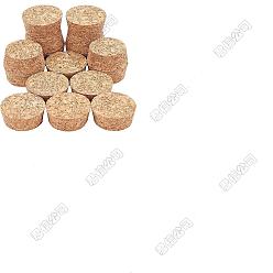 Цвет Древесины 30шт. пробковые пробки для бутылок, трапециевидные, деревесиные, 43x17.5 мм