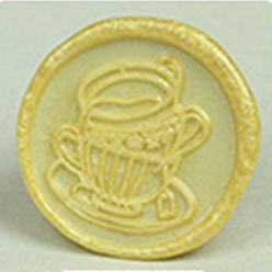 Желтый Частицы сургуча, для ретро печать печать, восьмиугольник, желтые, размер бутылки: 40x34 мм, о 45шт / бутылка