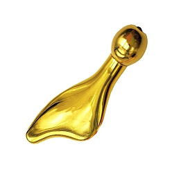 Золотой Роликовая палочка для крема для глаз из сплава, односторонние роликовые массажеры для глаз, золотые, 95x30 мм