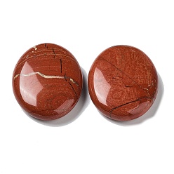 Red Jasper Oval Natural Red Jasper Thumb Worry Stone for Anxiety Therapy, 45.5x35.5x8.5mm