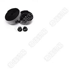 Black SUPERFINDING EVA Non-slip Band, Plastic Plug, Bicycle Accessories, Black, 29x3mm 2m/roll, 2rolls/set