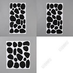 Черный 15 шт. 3 самоклеящиеся наклейки в стиле далматина, Украшение дневника для фотоальбома своими руками, чёрные, 140~296x120~156x1~1.5 мм, 5 шт / стиль