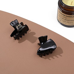 Черный Заколки-коготь из морковного ацетата целлюлозы, аксессуары для волос для женщин и девочек, чёрные, 45 мм