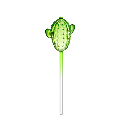 Cactus Glass Self-Watering Stakes, Flower Automatic Watering Device, Garden Waterer, Cactus, 50x80x260mm