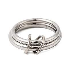 Нержавеющая Сталь Цвет 304 палец кольца из нержавеющей стали, цвет нержавеющей стали, внутренний диаметр: 18.2 мм