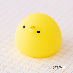 Duck TPR Stress Toy, Funny Fidget Sensory Toy, for Stress Anxiety Relief, Animal, Duck Pattern, 35x30mm