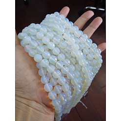 Opalite Opalite Beads Strands, Faceted Round, 9~9.5mm, Hole: 1.2mm, about 38pcs/strand, 14.5 inch