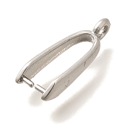 Платина Ламелирование латуни, долговечный, платина, 18x8x4 мм, отверстие : 1.6 мм, штифты : 1 мм