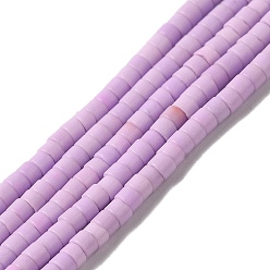 Фиолетовый Природный агат бисер нитей, диск, окрашенная и подогревом, Heishi бусы, фиолетовые, 2x1 мм, отверстие : 0.5 мм, около 270 шт / нитка, 15.24 дюйм (38.7 см)