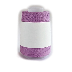 Orchid 280M Size 40 100% Cotton Crochet Threads, Embroidery Thread, Mercerized Cotton Yarn for Lace Hand Knitting, Orchid, 0.05mm