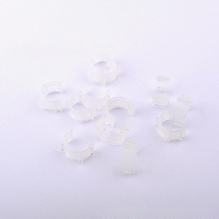 Clair Clips de supports de bobines de fil à coudre en plastique, clair, 20mm