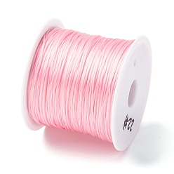 Бледно-фиолетовый Красный 50 ярдов плоской эластичной кристаллической струны, эластичная нить для бисера, для изготовления эластичного браслета, бледно-фиолетовый красный, 0.8 мм