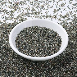 (RR4551) Кристалл / Мареа (ВМ)  Миюки круглые бусины рокайль, японский бисер, (rr 4551) кристалл / мареа (vm), 8/0, 3 мм, отверстие : 1 мм, Около 422~455 шт / 10 г