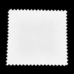 Белый Салфетки для чистки замши из микрофибры, для очков, сотовый телефон, квадратный, белые, 61x61x0.3 мм