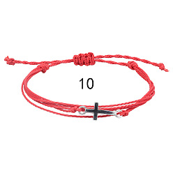10 Waterproof Wax Bracelet for Friendship, Couples and Beach Surfing Jewelry