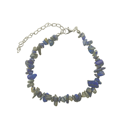 Содалитовое Браслет из натуральной содалита с бисером