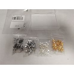 (52) Непрозрачная лаванда 40шт 4 цвета бусины из сплава, бабочка, разноцветные, 15.5x15x6 мм, отверстие : 2 мм, 10 шт / цвет