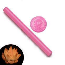 Ярко-Розовый Светящиеся палочки для сургучной печати, для ретро печать печать, ярко-розовый, 133x11 мм