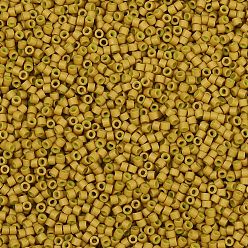 (DB0665) Opaque Mustard Бусины miyuki delica, цилиндр, японский бисер, 11/0, (db0665) непрозрачный горчичный, 1.3x1.6 мм, отверстие : 0.8 мм, Около 2000 шт / 10 г