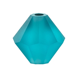 60100 840 Indicolite Matt Хрустальные бусины preciosa®, чешский хрусталь, биконус(451 69 302 рондель), 60100 840 индиголит матовый, 4 мм, отверстие : 0.8 мм