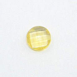 Champagne Yellow Golden Tone Brass Glass Teardrop Links connectors, Champagne Yellow, 21x11x5mm, Hole: 2mm