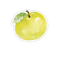 Pear 30 Sheets Cute Fruits Memo Pad Sticky Notes, Sticker Tabs, for Office School Reading, Pear, 68x77mm
