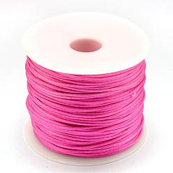 Camellia Nylon Thread, Rattail Satin Cord, Camellia, 1.5mm, about 100yards/roll(300 feet/roll)