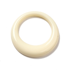 Cornsilk Resin Linking Ring, Round Ring, Cornsilk, 35x5mm, Inner Diameter: 24mm