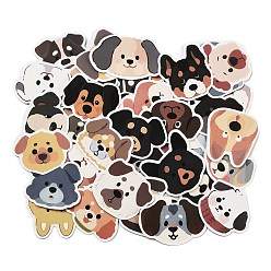 Mixed Color 55Pcs Paper Stickers, for DIY Scrapbooking, Journal Decoration, Dog, Mixed Color, 40~50x51~68x0.1mm, about 55Pcs/Bag