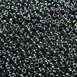 (512) Galvanized Blue Haze Тохо 8/0 круглые бусины, японский бисер, никелирование, (512) оцинкованная синяя дымка, 3 мм, отверстие : 1 мм, Около 1110 шт / 50 г