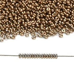 (204) Gold Luster Montana Blue Toho 11/0 полукруглые бусины, японский бисер, (204) золотой блеск монтана синий, 11/0, 2.2x0.9 мм, отверстие : 0.8 мм, Около 8666 шт / 50 г