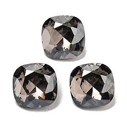 Хрустальная Сатина K 9 кабошоны из стеклянного страза, задние и задние, suqare, кристалл сатин, 10x10x5 мм