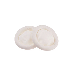 White Rubber Disposable Fingerstall, White, 2x0.3cm