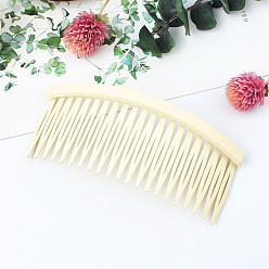 cream color Minimalist Square 21-Tooth Hair Clip for Students with Non-Slip Grip and Frizz Control