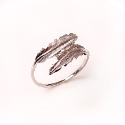 silver Hotel zinc alloy tree leaf napkin ring napkin ring feather napkin buckle towel ring cloth ring