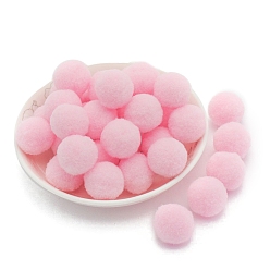 Pearl Pink Polyester Ball, Costume Accessories, Clothing Accessories, Round, Pearl Pink, 10mm, 288pcs/bag