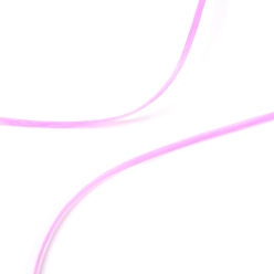 Ярко-Розовый Сильная эластичная нить, плоская эластичная кристаллическая струна, ярко-розовый, 0.8 мм, около 10.93 ярдов (10 м) / рулон