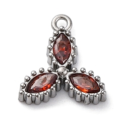 (123L) Белый крем непрозрачный блеск 304 кубический стальные подвески из нержавеющей диоксида циркония, огнеупорный кирпич, 11.5x10.5x2.5 мм, отверстие : 1.2 мм