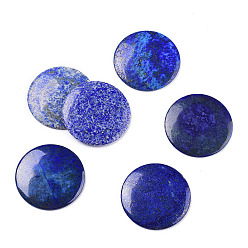 Lapis Lazuli Natural Lapis Lazuli Cabochons, Flat Round, 37x4mm