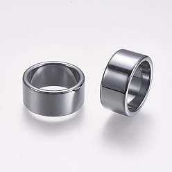 Non-magnetic Hematite Non-magnetic Synthetic Hematite Rings, Original Color, Size 7, 17mm