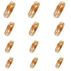 Golden Unicraftale 304 Stainless Steel Ball Chain Connectors, Golden, Fit for 1.5mm/2mm/2.4mm/3.2mm ball chain, 80pcs/box