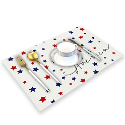 CD22-5 American Independence Day Placemat Fabric Insulation Table Mat Holiday Decoration Western Napkin Napkin